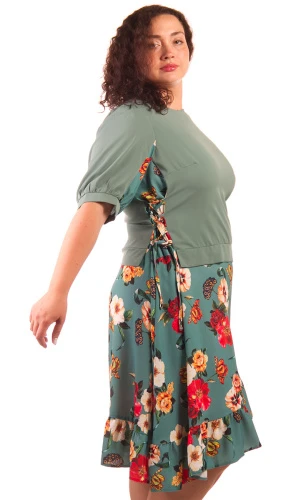 Платье женское со шнуровкой 253085 фото 2