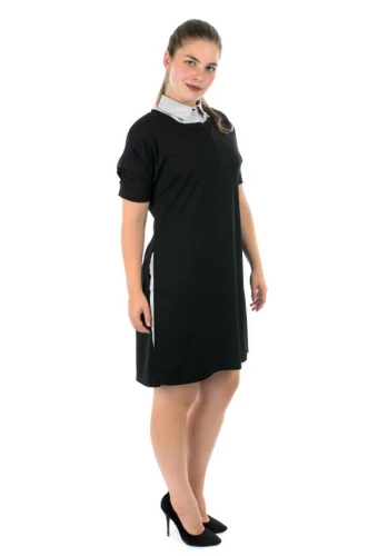 Платье женское с воротником 2979