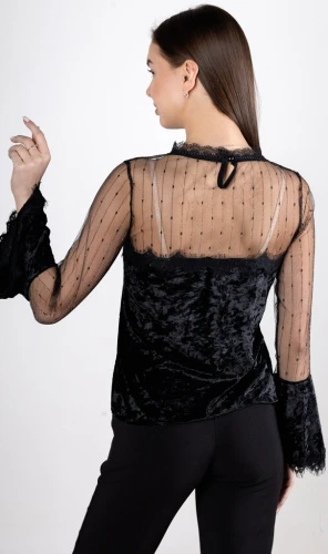 Блузка женская велюровая 253027 фото 3