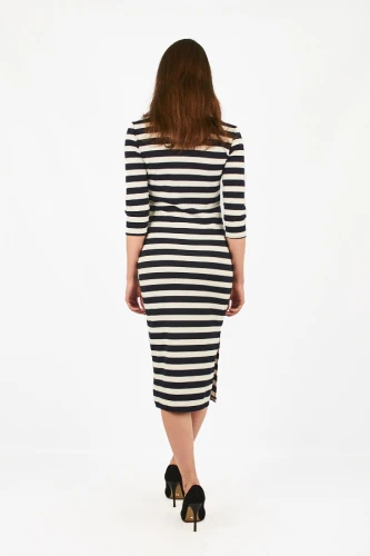Платье женское в полоску 2417 фото 2