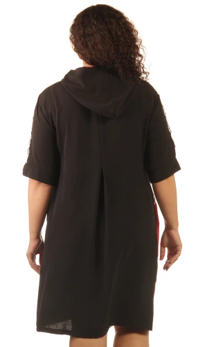 Платье женское свободное с капюшоном 252805 фото 3