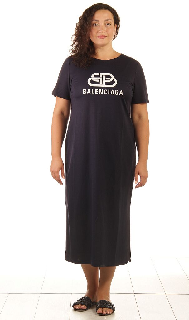 Платье женское прямое с принтом 253641