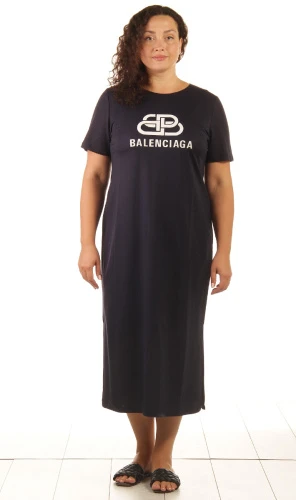 Платье женское прямое с принтом 253641