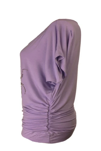 Футболка женская со стразами 0323 фото 4