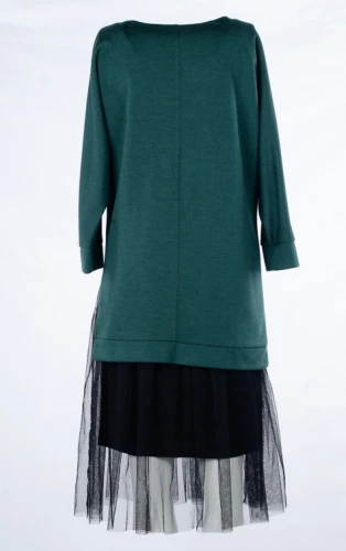 Платье женское с сеткой 248503 фото 2