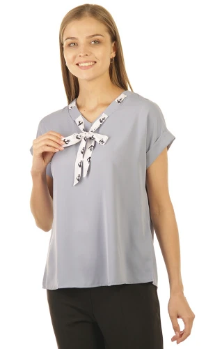 Блузка женская с лентой 253793