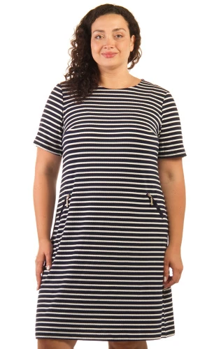 Платье женское в полоску 253402