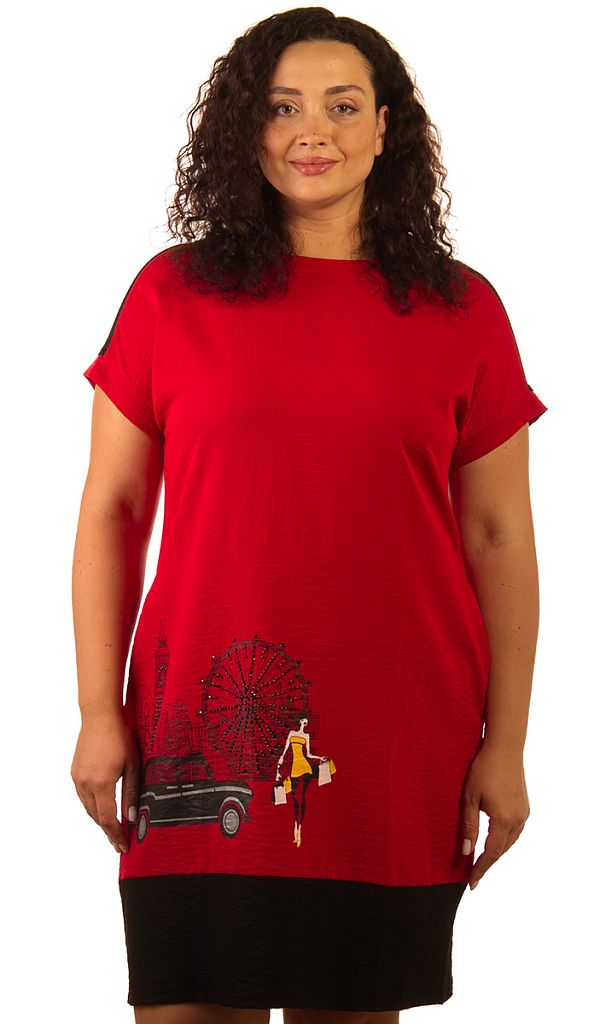 Платье женское со стразами 252043