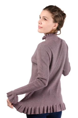 Джемпер женский с рюшами 4823 фото 2