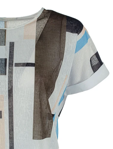 Футболка женская свободная 251232 фото 2