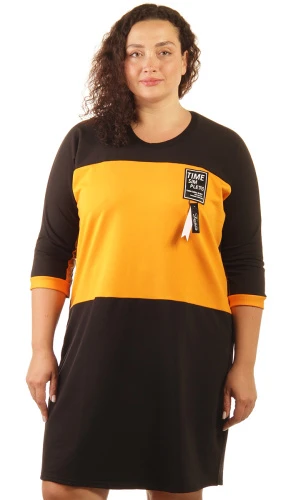 Платье-туника женское трикотажное 253196