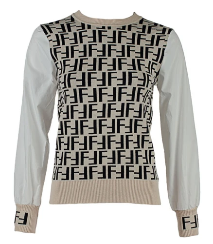 Джемпер женский комбинированный 251077