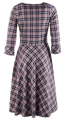 Платье женское в клетку 252512 фото 3