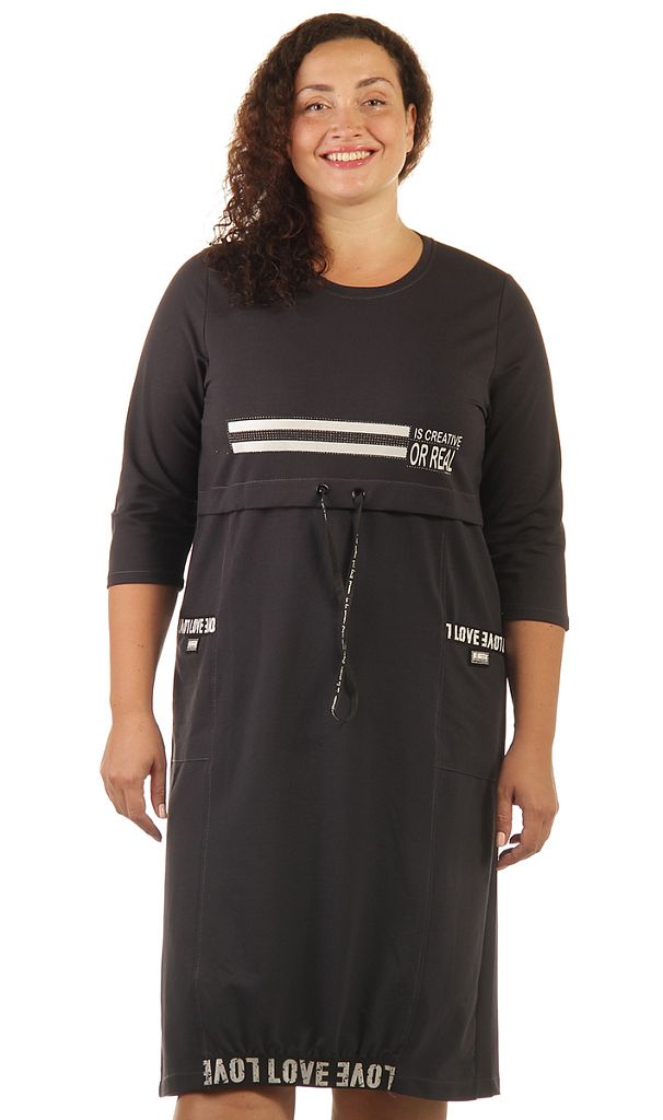 Платье женское с кулиской 253486