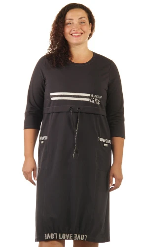 Платье женское с кулиской 253486