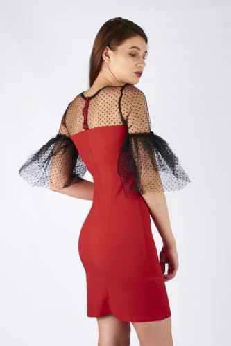 Платье женское с сеткой 2006 фото 2