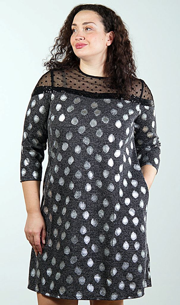 Платье женское в горох 253067