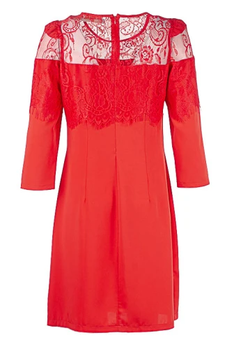 Платье женское с гипюром 250897 фото 2