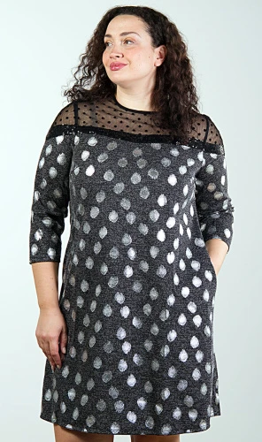 Платье женское в горох 253067