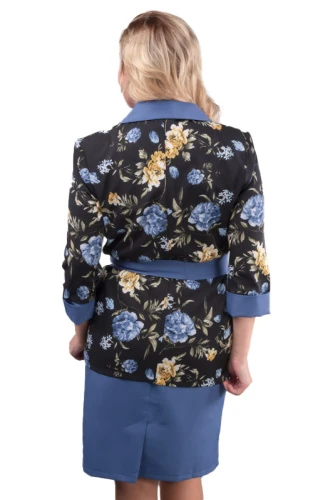 Комплект двойка женский с цветочным принтом 252773 фото 3