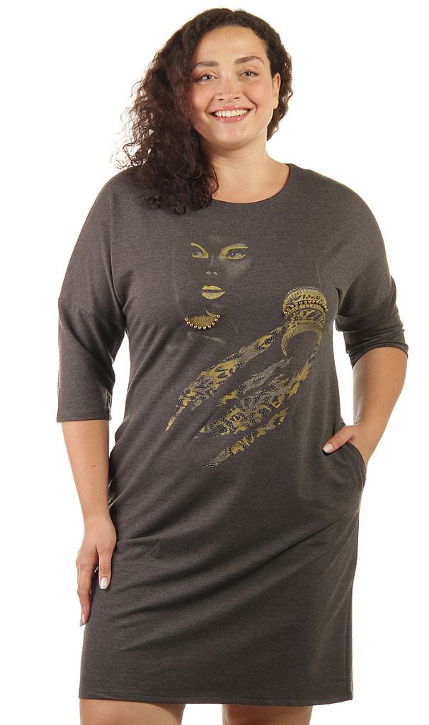 Платье женское с принтом 253482