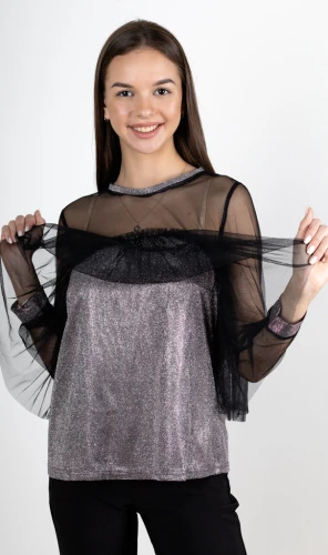 Блузка женская с люрексом 251348 фото 4