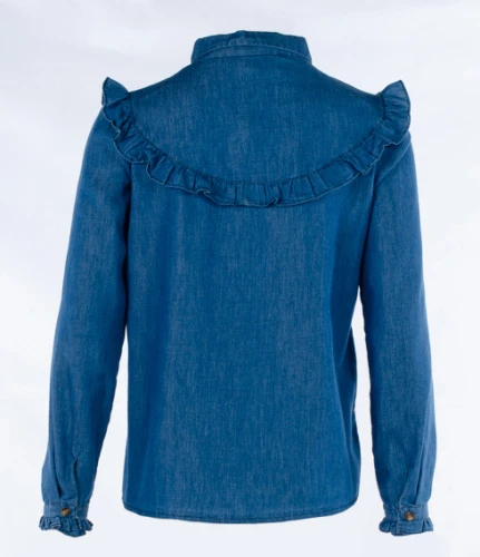 Рубашка женская джинсовая с вышивкой 248786 фото 2