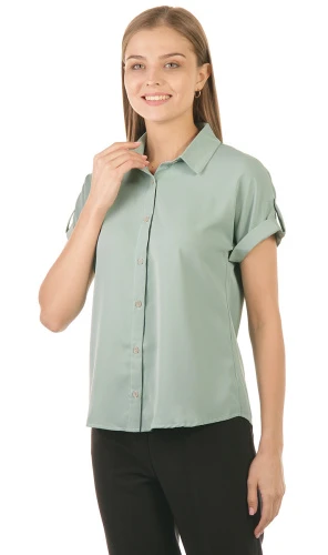 Блузка женская с коротким рукавом 253779
