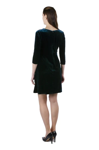 Платье женское бархатное 4044 фото 2