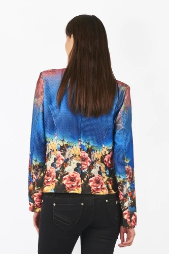 Жакет женский с принтом 2508 фото 2