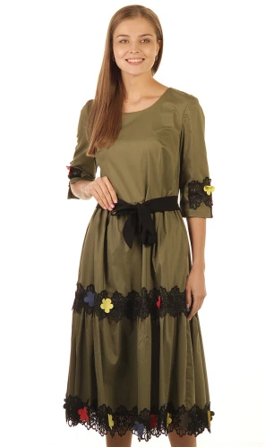 Платье женское с кружевом 253253