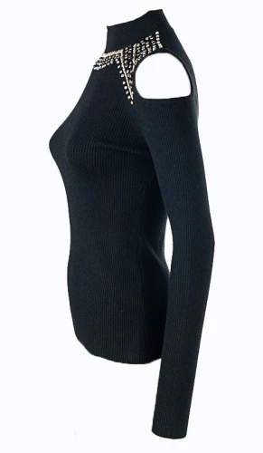 Джемпер женский с декором 250628 фото 3