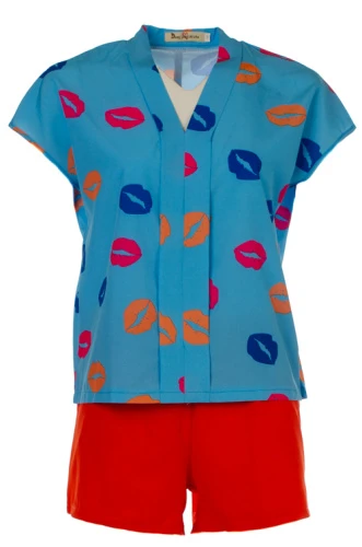 Костюм женский с шортами 248013