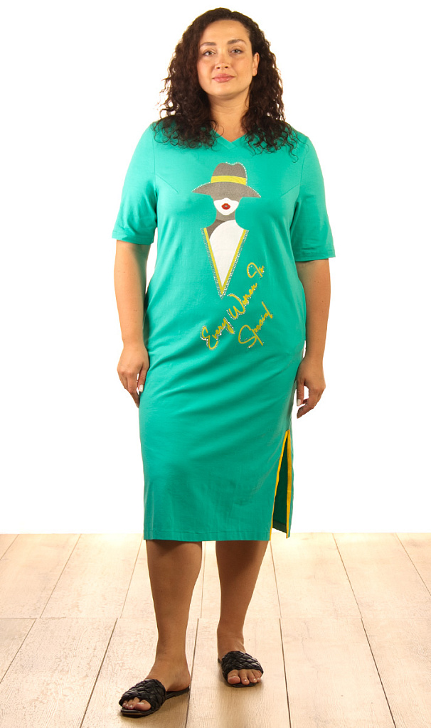 Платье женское с принтом 253358