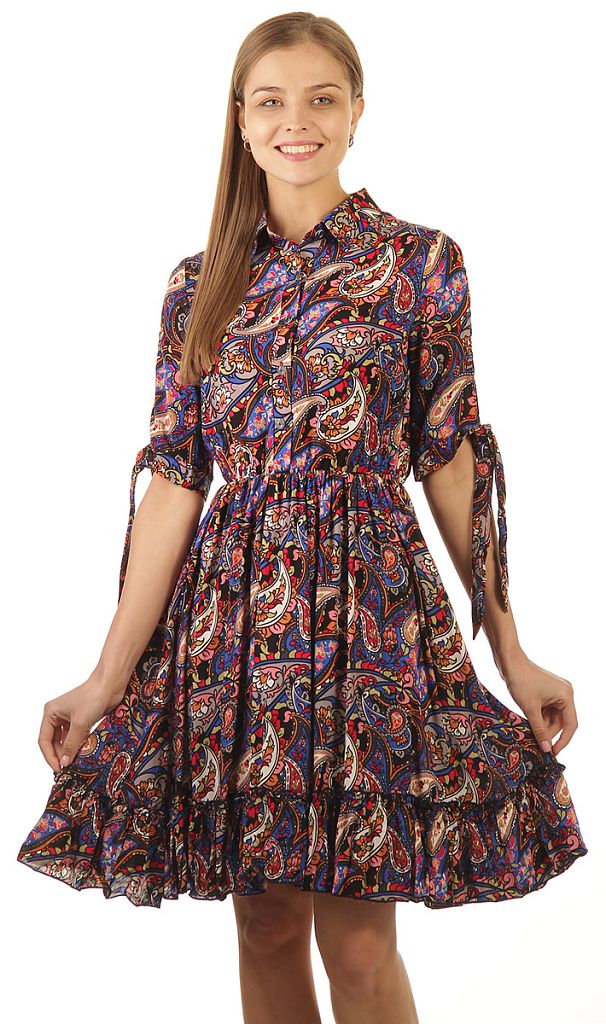 Платье женское на пуговицах 253367