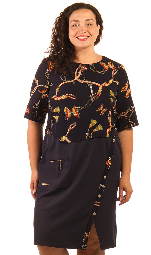 Платье футляр женское с кармашком 253397