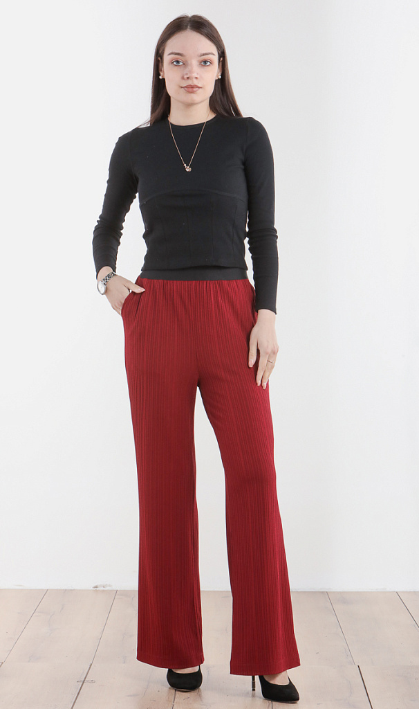 Брюки женские в рубчик 253096