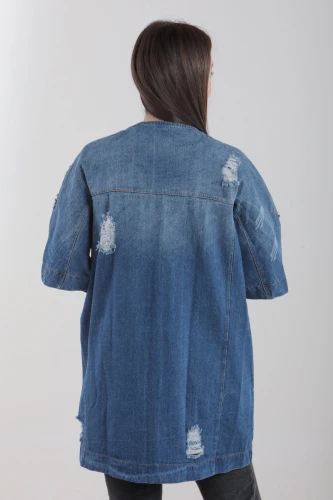 Кардиган женский джинсовый 252996 фото 2