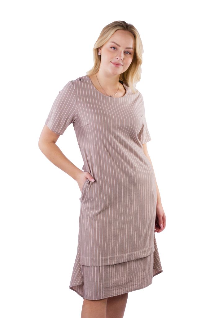 Платье женское в полоску 2300462