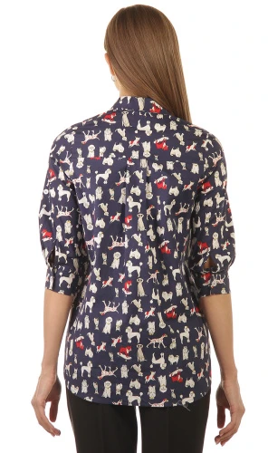 Рубашка женская с принтом 253766 фото 2