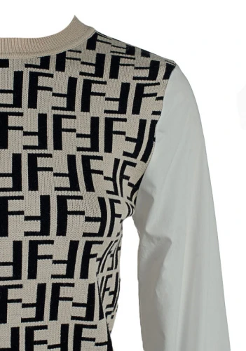 Джемпер женский комбинированный 251077 фото 3