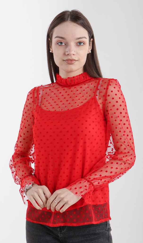 Блузка женская сетчатая 253109