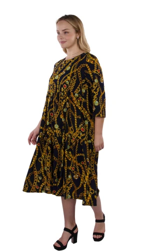 Платье женское ярусное 2300441