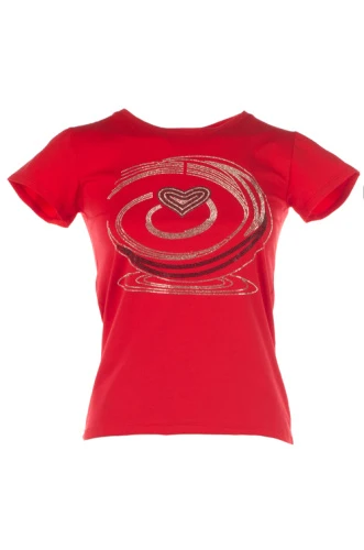 Футболка женская со стразами 2297572