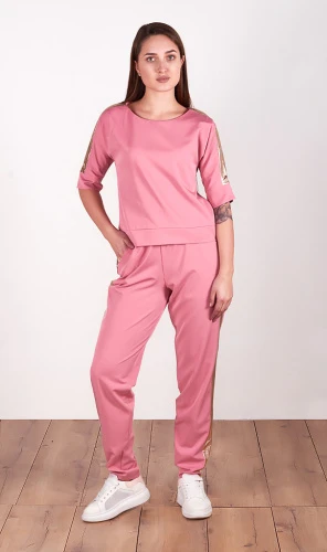 Костюм женский брючный с лампасами 252953