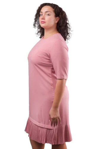 Платье женское с плиссированной оборкой 252561 фото 2