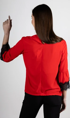 Блузка женская с кружевом 253023 фото 3