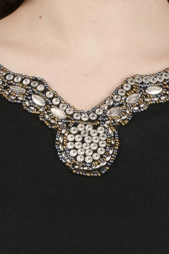 Джемпер женский с декором 4839 фото 2