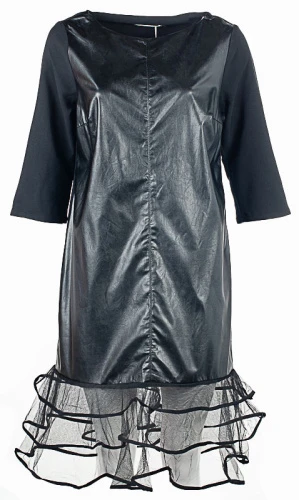 Платье женское комбинированное 250078