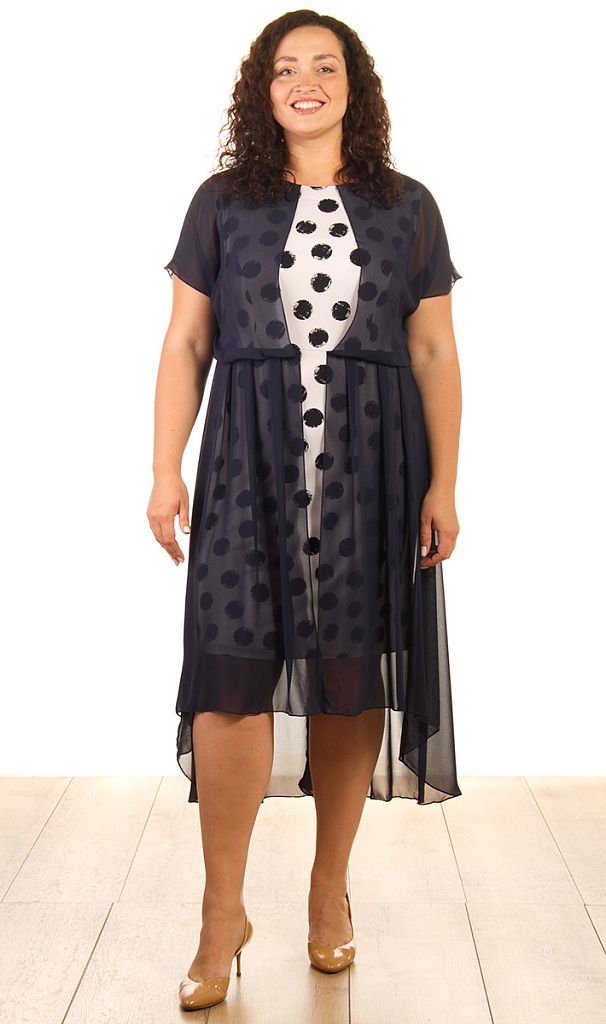 Платье женское с накидкой 253364